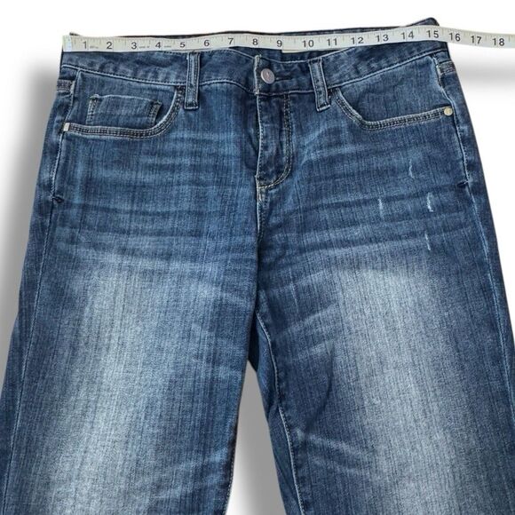 Pilcro and the Letterpress Stet Fit Blue Skinny Cropped Jeans Women’s Size 29 - Picture 3 of 14